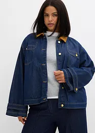 Spijkerjas  met corduroy kraag, bonprix