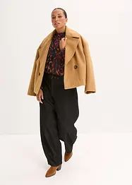 Tussenjas in een wollen look, bonprix