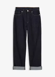 Loose fit stretch jeans met verstelbare band, straight, bonprix