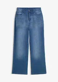 Loose fit stretch jeans, straight, met verstelbare band, bonprix