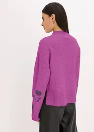 Trui met paillettenborduursel, bonprix