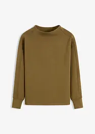 Oversized sweater van zachte scuba, bonprix