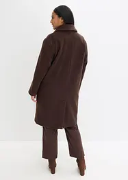 Korte coat in wollen look, bonprix