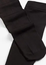 Thermo kniekousen (3 paar) 120 den van pantymateriaal met fleece binnenin, bonprix