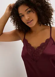 Slipdress met glanseffect, bonprix