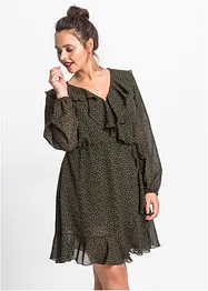 Mini jurk in wikkellook, bonprix