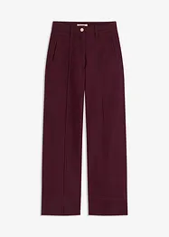 Twill broek met bies en kleine zak, bonprix
