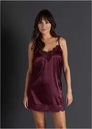 Slipdress met glanseffect, bonprix