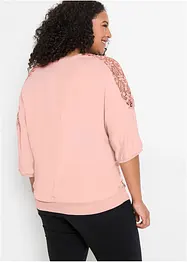 Oversized shirt in een viscosemix, bonprix