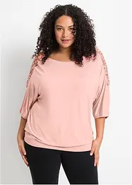 Oversized shirt in een viscosemix, bonprix