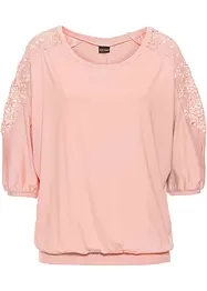 Oversized shirt in een viscosemix, bonprix