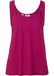 Katoenen top met knoopdetails, bonprix