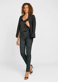 Twill broek met elegante print, bonprix