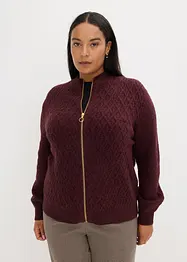 Vest met kabelpatroon, bonprix