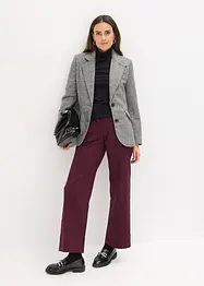 Blazer met  visgraatpatroon en wol, bonprix
