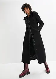 Lange jas in wollen look, maxilengte, bonprix