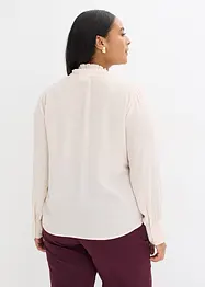 Chiffon blouse met ruches, bonprix