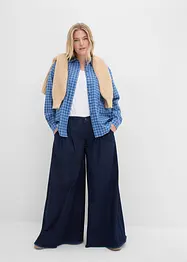 Geruite overhemdblouse van katoen, bonprix