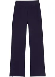 Meisjes broek met wijd uitlopende pijpen en splitten, bonprix