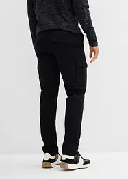 Regular fit stretch cargo thermobroek, straight, bonprix