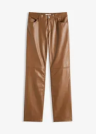 Broek van imitatieleer met een comfortband, bonprix