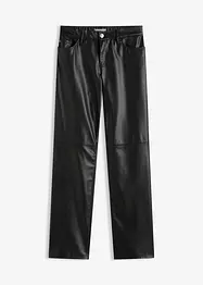 Broek van imitatieleer met een comfortband, bonprix