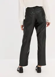 Broek van imitatieleer met een comfortband, bonprix