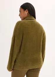 Oversized trui met sjaal, bonprix
