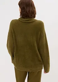 Oversized trui met sjaal, bonprix