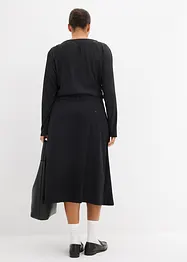 Midi rok van viscose-mix, bonprix