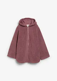 Teddy fleece vest in A-lijn met zijsplitten, bonprix
