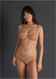 Tanga string van glanzend materiaal, bonprix