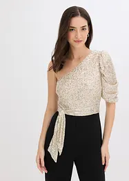 Top met pailletten, bonprix