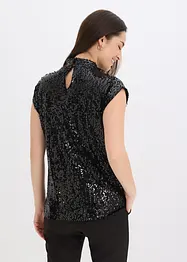 Jumpsuit met pailletten, bonprix