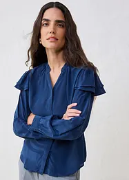Blouse met zijde, bonprix