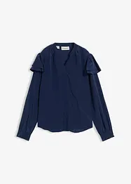 Blouse met zijde, bonprix
