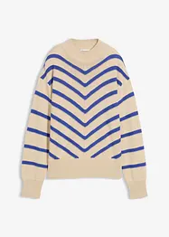Trui met structuurstrepen, bonprix