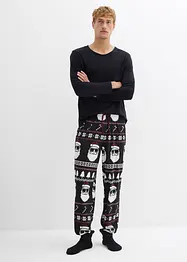 Pyjama van katoen met lange mouwen, bonprix