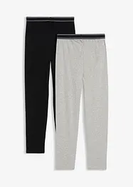Lange onderbroek met zacht biologisch katoen (set van 2), bonprix
