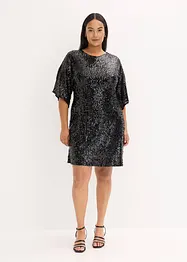 Oversized paillettenjurk, bonprix