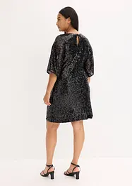 Oversized paillettenjurk, bonprix