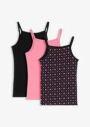 Top met biologisch katoen (set van 3), bonprix