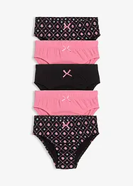 Slip met zacht biologisch katoen (set van 5), bonprix