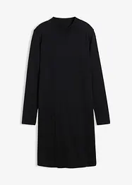 Jersey jurk met opstaande kraag, bonprix