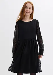 Feestelijke meisjes jurk van chiffon, bonprix