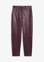 Leren broek van lamsnappa, bonprix