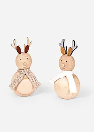 Decoratief figuurtje Eland (set van 2), bonprix