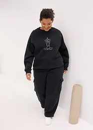 Overseized thermo sweatshirt, sneldrogend, bonprix