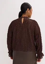 Blouse van gestructureerd materiaal, bonprix