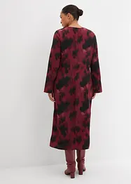 Midi jurk van satijn, bonprix